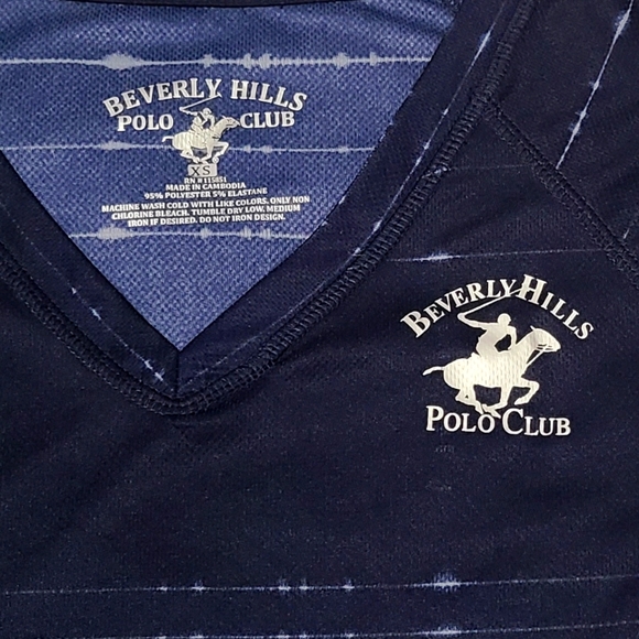 Beverly Hills Polo Club v-neck sport T-shirt - Picture 3 of 4